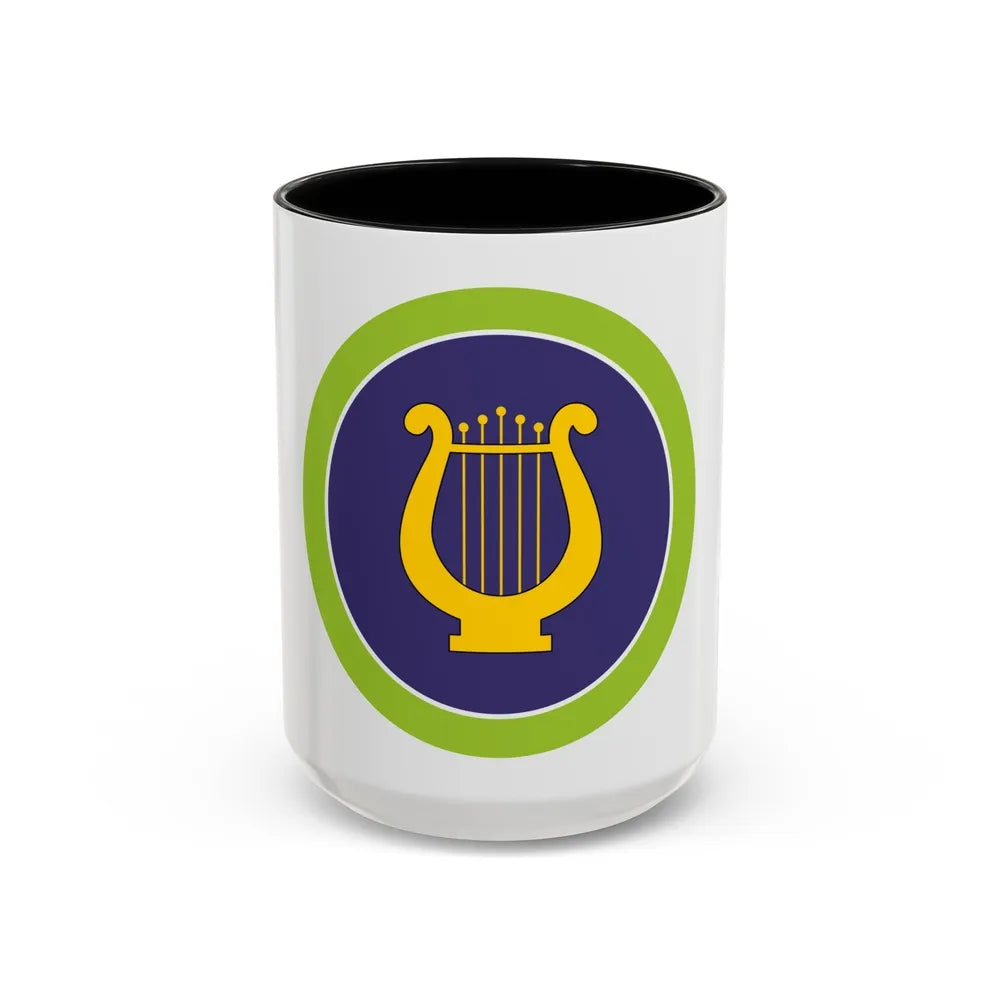 Music (Boy Scout Merit Badge) Accent Coffee Mug-15oz-Black-Go Mug Yourself