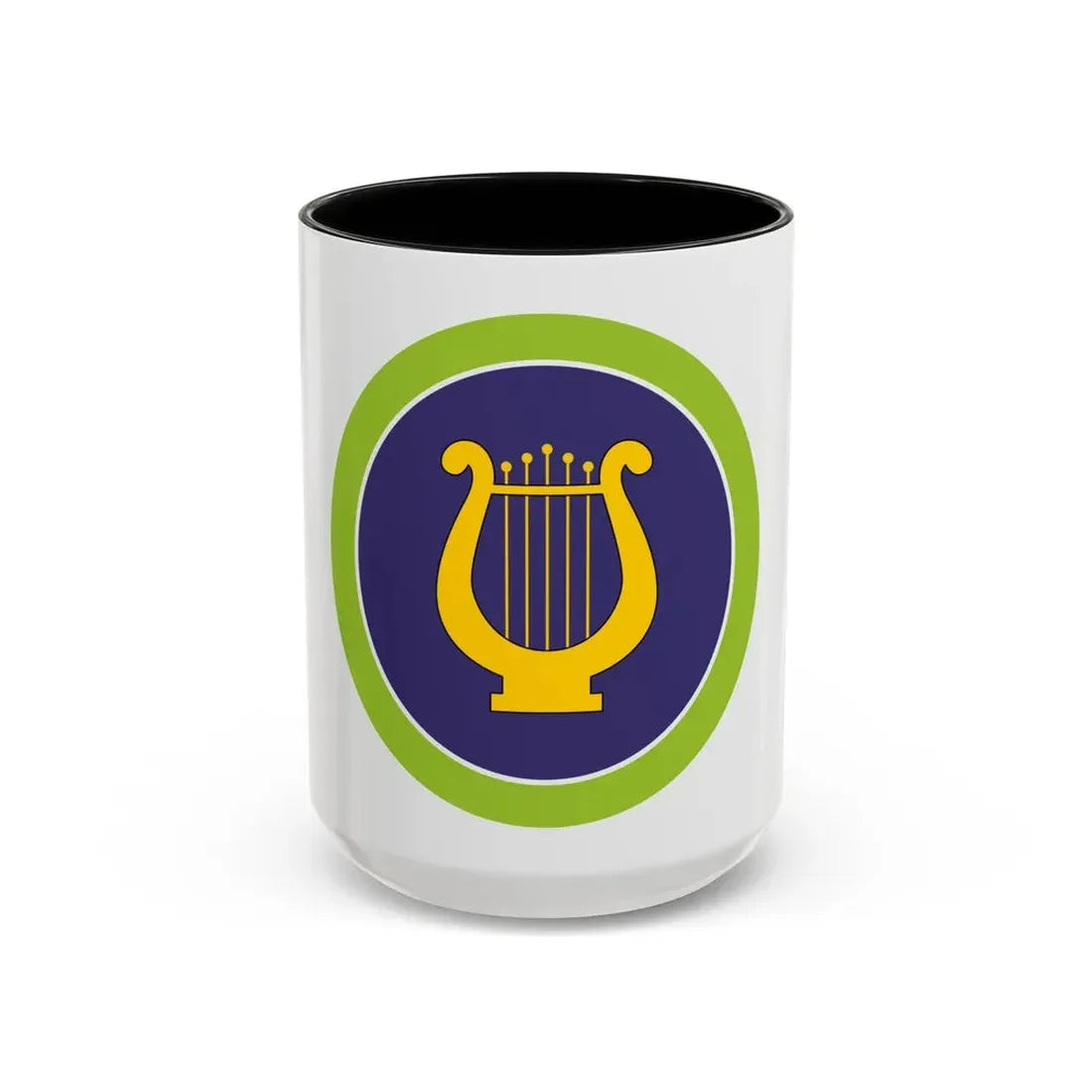Music (Boy Scout Merit Badge) Accent Coffee Mug 15oz Black - Go Mug Yourself