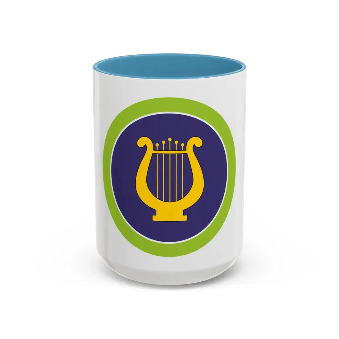 Music (Boy Scout Merit Badge) Accent Coffee Mug 15oz Light Blue - Go Mug Yourself