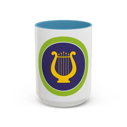 Music (Boy Scout Merit Badge) Accent Coffee Mug 15oz Light Blue - Go Mug Yourself