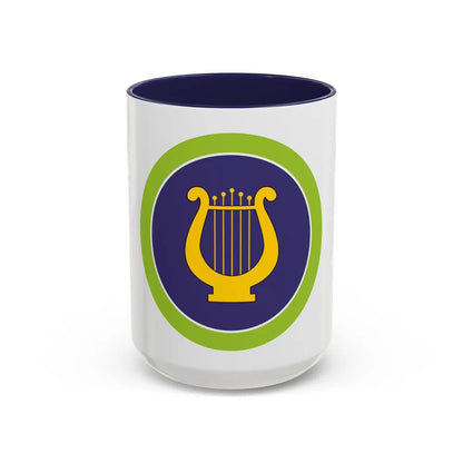 Music (Boy Scout Merit Badge) Accent Coffee Mug-15oz-Navy-Go Mug Yourself