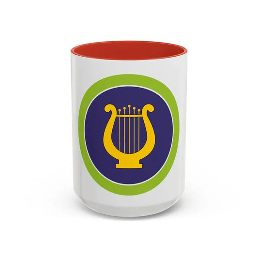 Music (Boy Scout Merit Badge) Accent Coffee Mug 15oz Red - Go Mug Yourself