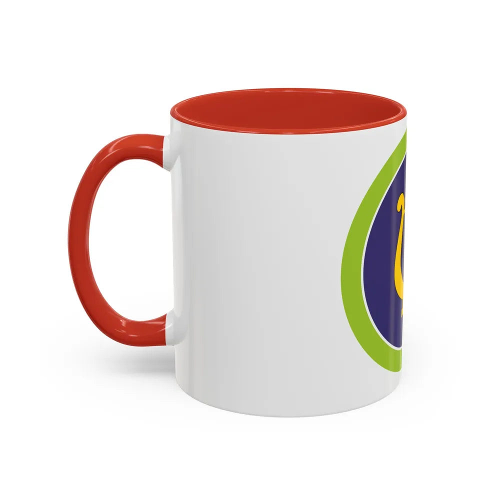 Music (Boy Scout Merit Badge) Accent Coffee Mug-Go Mug Yourself