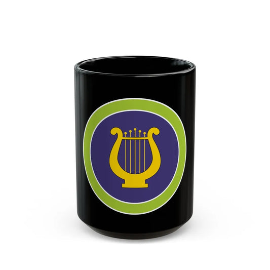 Music (Boy Scout Merit Badge) Black Coffee Mug-15oz-Go Mug Yourself