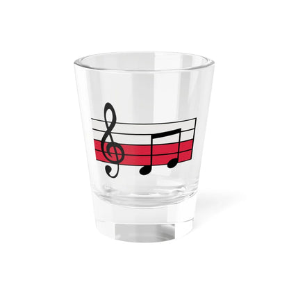 Musical notes pl (Poland) Shot Glass 1.5oz 1.5oz - Go Mug Yourself