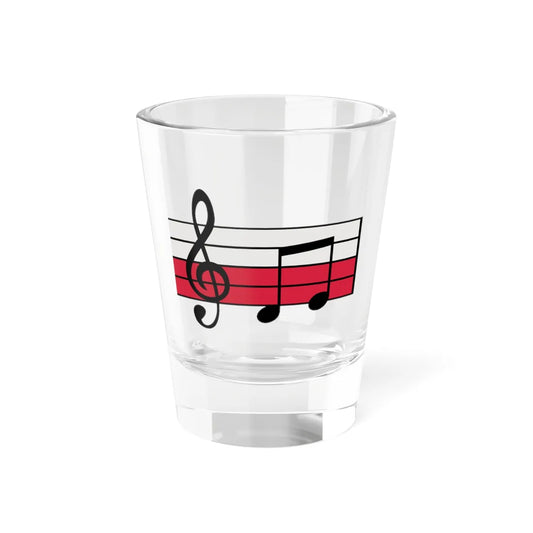 Musical notes pl (Poland) Shot Glass 1.5oz 1.5oz - Go Mug Yourself