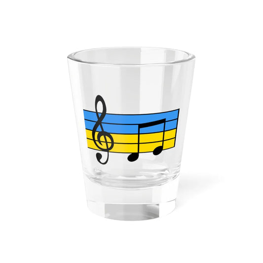 Musical notes ua (Ukraine) Shot Glass 1.5oz 1.5oz - Go Mug Yourself