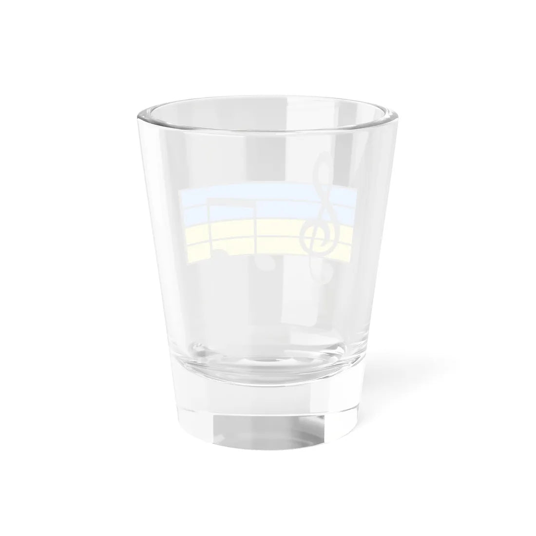Musical notes ua (Ukraine) Shot Glass 1.5oz - Go Mug Yourself