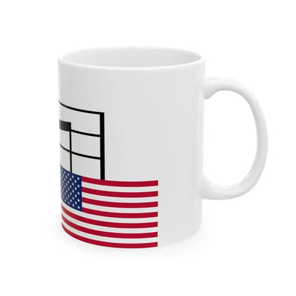 Musical Notes U.S. (United States) White Coffee Mug - Go Mug Yourself
