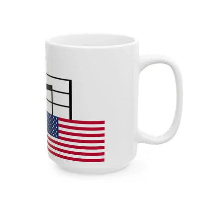 Musical Notes U.S. (United States) White Coffee Mug - Go Mug Yourself