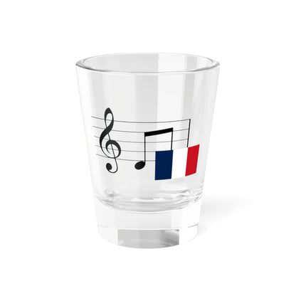 MusicalnotesFrance (France) Shot Glass 1.5oz 1.5oz - Go Mug Yourself