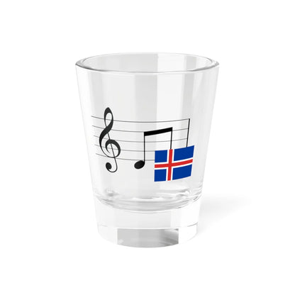 MusicalnotesIceland (Iceland) Shot Glass 1.5oz 1.5oz - Go Mug Yourself