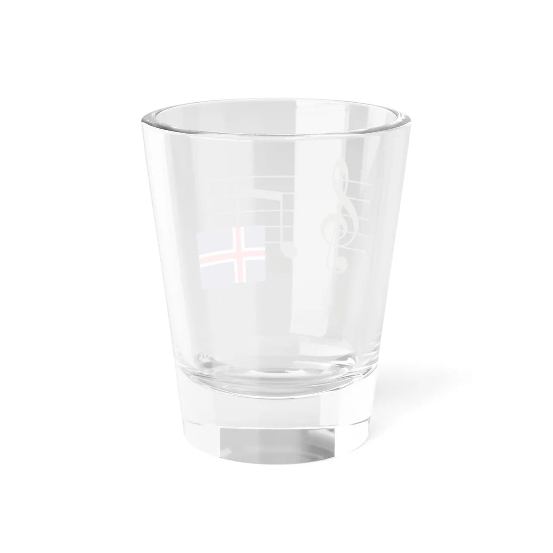 MusicalnotesIceland (Iceland) Shot Glass 1.5oz - Go Mug Yourself