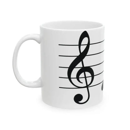 MusicalnotesNetherlands (Netherlands) White Coffee Mug - Go Mug Yourself