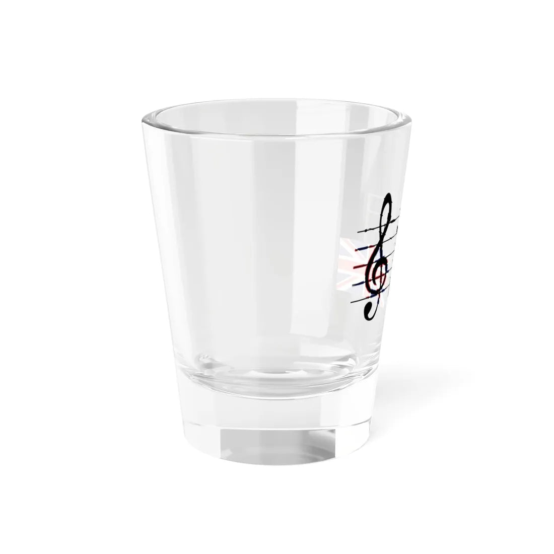MusicalnotesUK (United Kingdom) Shot Glass 1.5oz - Go Mug Yourself