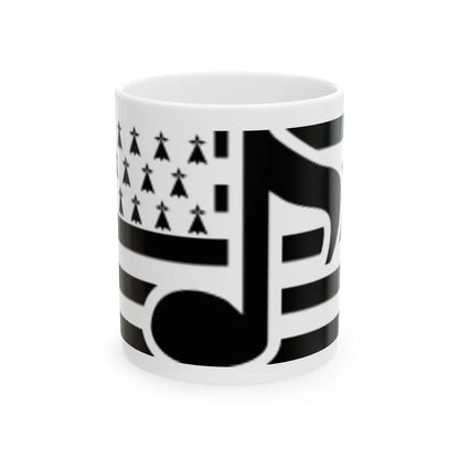 Musique bretonne (Belgium) White Coffee Mug 11oz - Go Mug Yourself