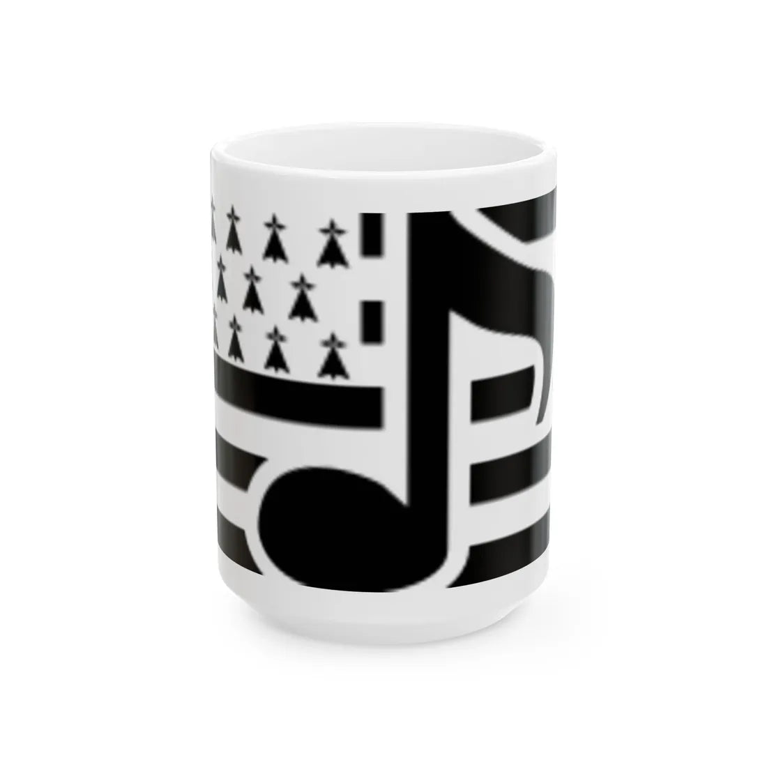 Musique bretonne (Belgium) White Coffee Mug 15oz - Go Mug Yourself