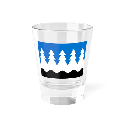 Mustvee valla lipp (Estonia) Shot Glass 1.5oz 1.5oz - Go Mug Yourself