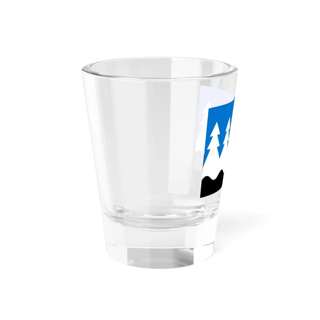 Mustvee valla lipp (Estonia) Shot Glass 1.5oz - Go Mug Yourself