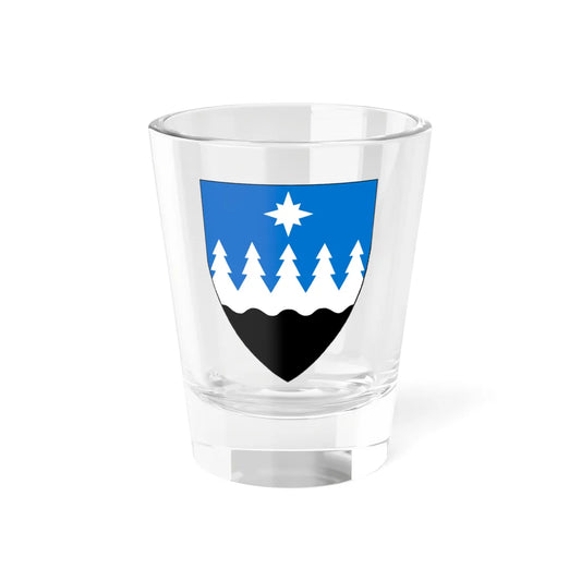 Mustvee valla vapp (Estonia) (Coat of Arms) Shot Glass 1.5oz 1.5oz - Go Mug Yourself