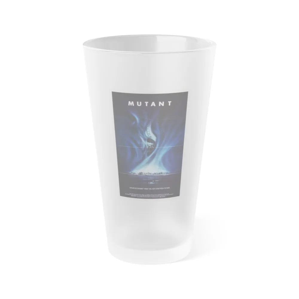 MUTANT 1984 Movie Poster - Frosted Pint Glass 16oz-16oz-Frosted-Go Mug Yourself