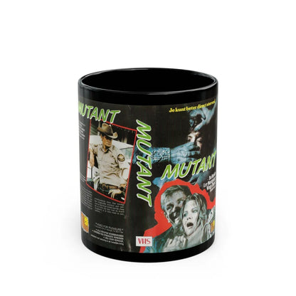 MUTANT BO HOPKINS (VHS COVER) - Black Coffee Mug-11oz-Go Mug Yourself