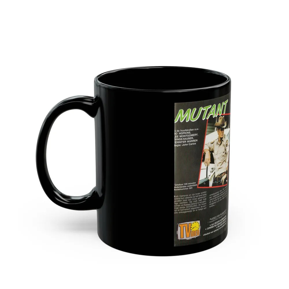 MUTANT BO HOPKINS (VHS COVER) - Black Coffee Mug-Go Mug Yourself