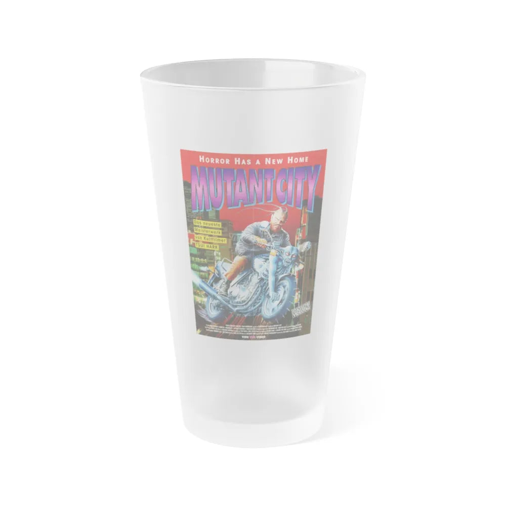 MUTANT CITY (WICKED CITY) 1992 Movie Poster - Frosted Pint Glass 16oz-16oz-Frosted-Go Mug Yourself