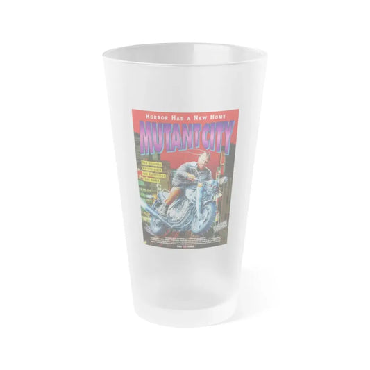 MUTANT CITY (WICKED CITY) 1992 Movie Poster - Frosted Pint Glass 16oz 16oz Frosted - Go Mug Yourself