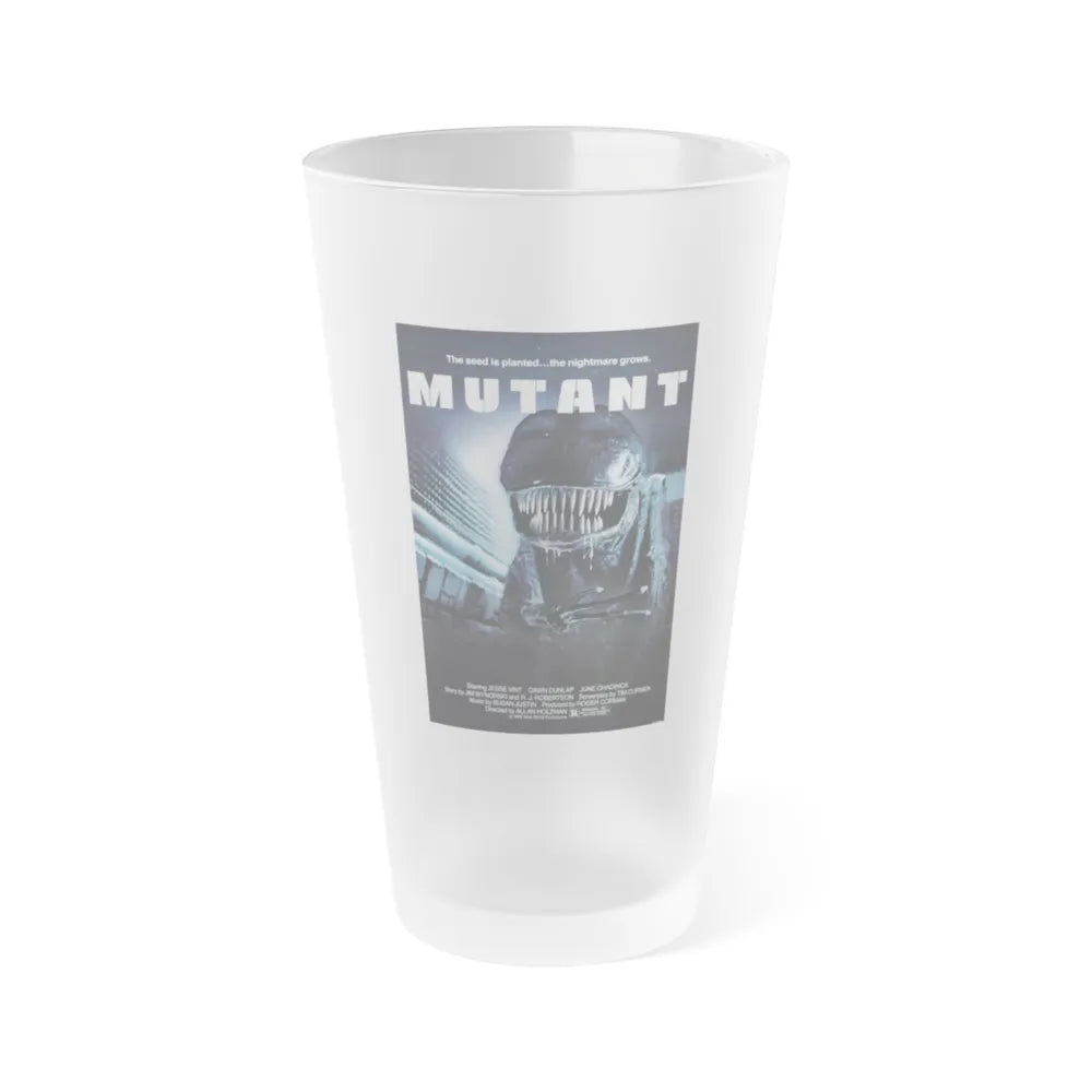 MUTANT (FORBIDDEN WORLD) 1982 Movie Poster - Frosted Pint Glass 16oz-16oz-Frosted-Go Mug Yourself