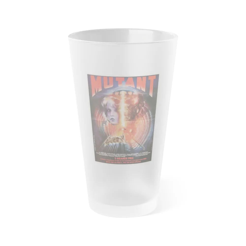 MUTANT (FORBIDDEN WORLD) FRENCH 1982 Movie Poster - Frosted Pint Glass 16oz-16oz-Frosted-Go Mug Yourself