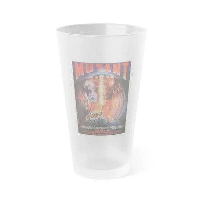 MUTANT (FORBIDDEN WORLD) FRENCH 1982 Movie Poster - Frosted Pint Glass 16oz 16oz Frosted - Go Mug Yourself