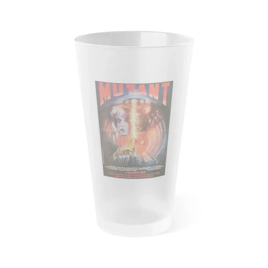 MUTANT (FORBIDDEN WORLD) FRENCH 1982 Movie Poster - Frosted Pint Glass 16oz 16oz Frosted - Go Mug Yourself