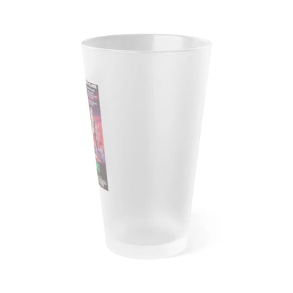 MUTANT HUNT 1987 Movie Poster - Frosted Pint Glass 16oz-Go Mug Yourself