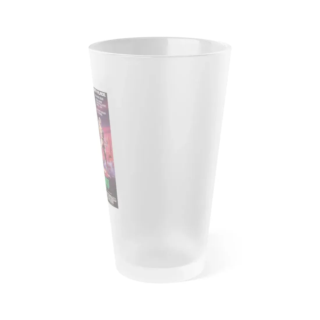 MUTANT HUNT 1987 Movie Poster - Frosted Pint Glass 16oz - Go Mug Yourself