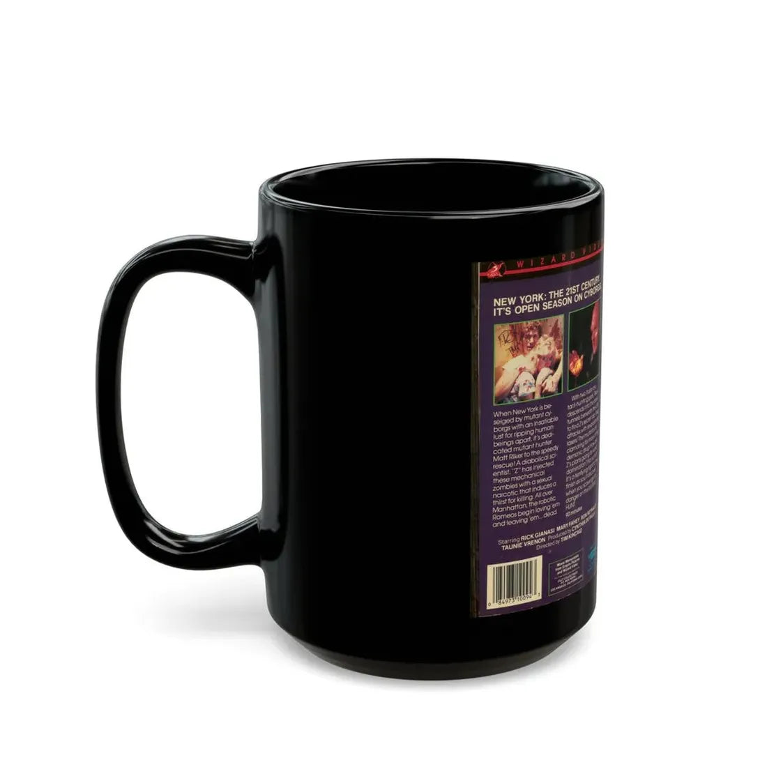 MUTANT HUNT 2 (VHS COVER) - Black Coffee Mug - Go Mug Yourself