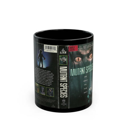 MUTANT SPECIES (VHS COVER) - Black Coffee Mug-11oz-Go Mug Yourself