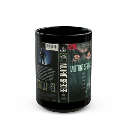 MUTANT SPECIES (VHS COVER) - Black Coffee Mug-15oz-Go Mug Yourself