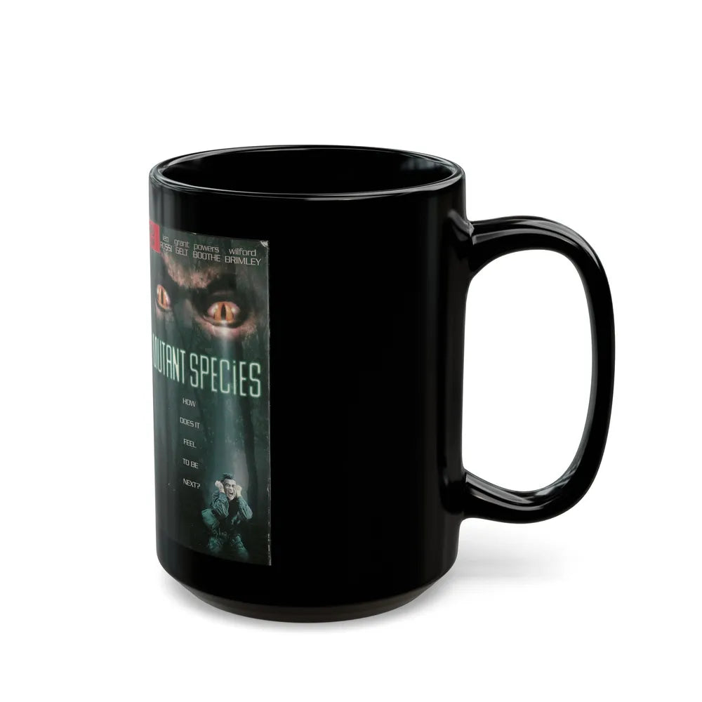 MUTANT SPECIES (VHS COVER) - Black Coffee Mug-Go Mug Yourself