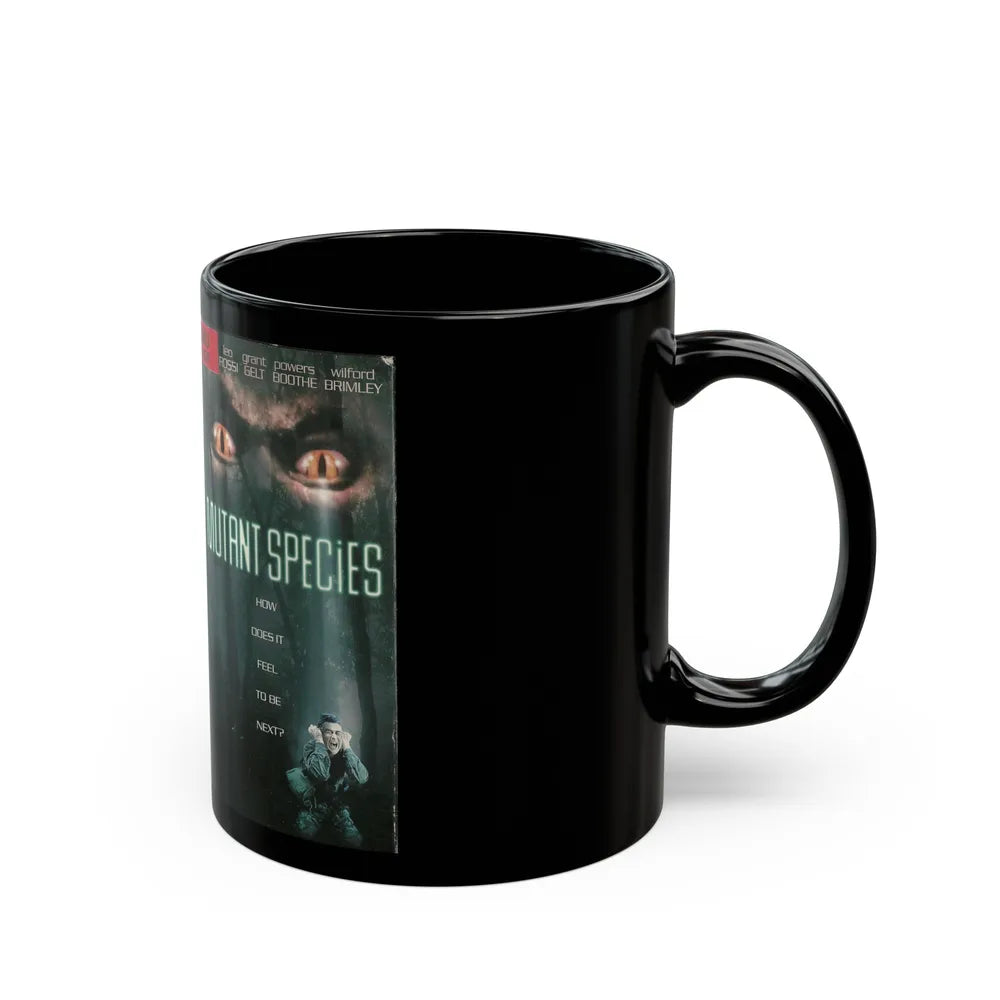 MUTANT SPECIES (VHS COVER) - Black Coffee Mug-Go Mug Yourself