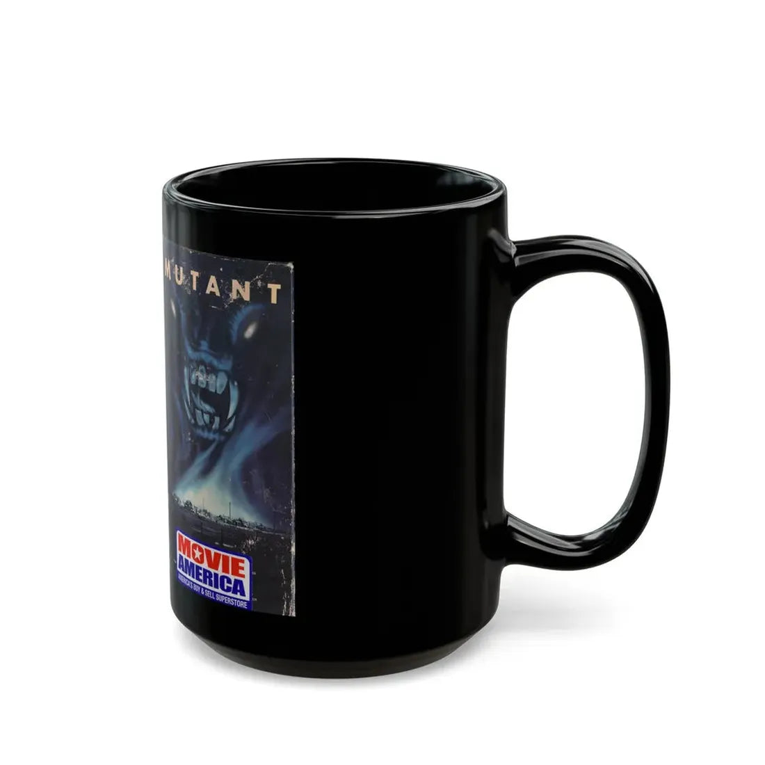 MUTANT (VHS COVER) - Black Coffee Mug - Go Mug Yourself