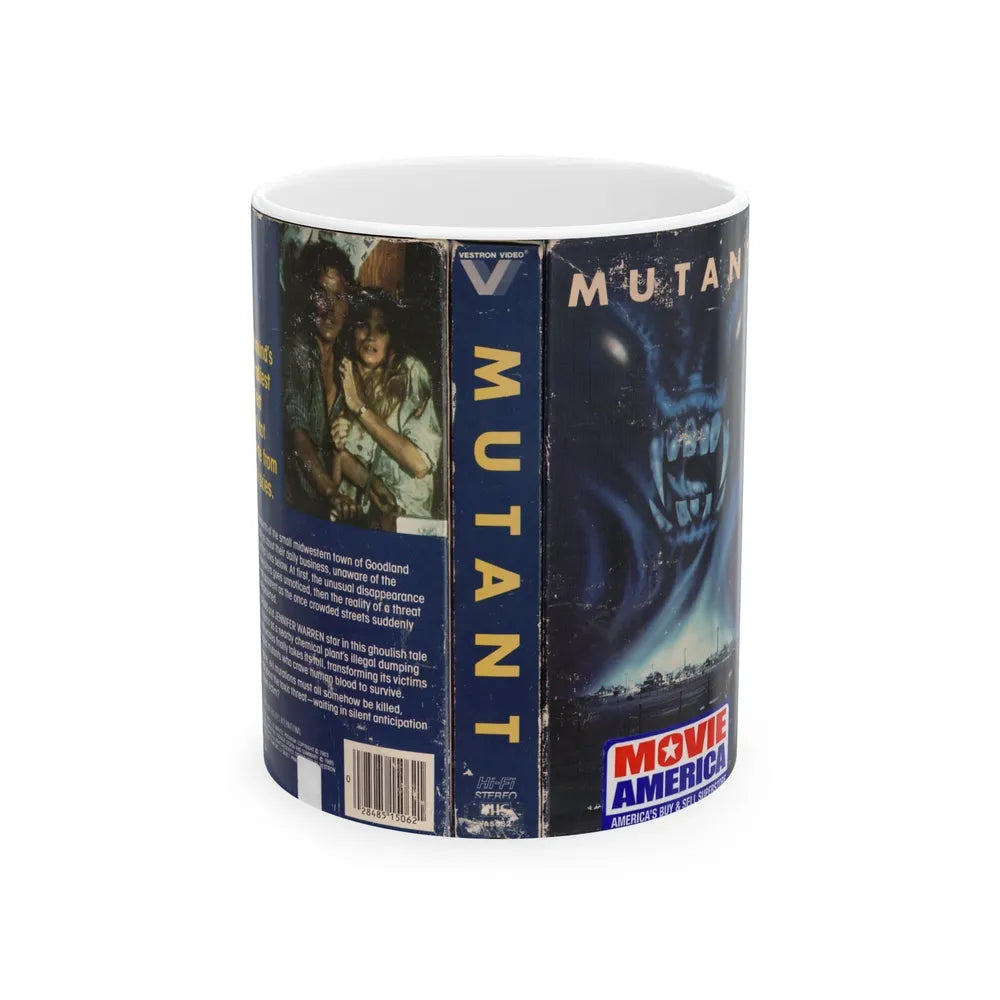 MUTANT (VHS COVER) - White Coffee Mug-11oz-Go Mug Yourself