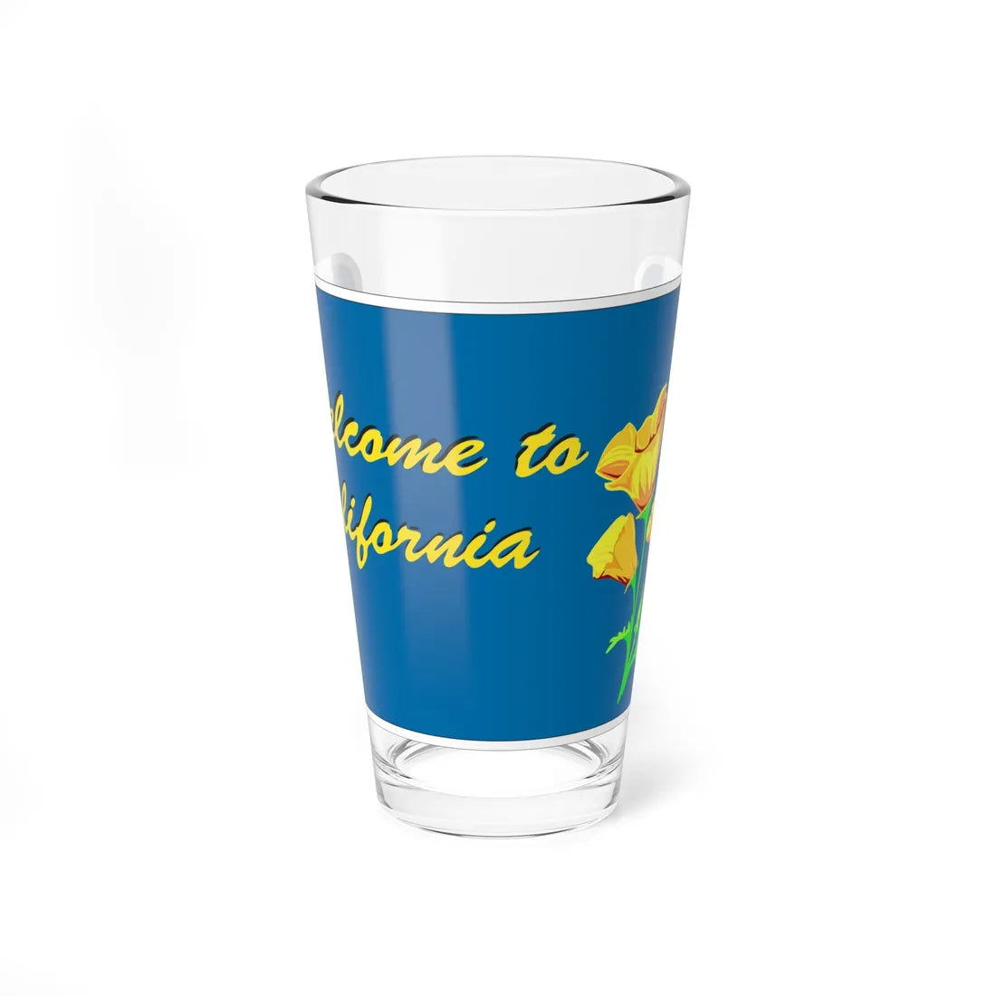 MUTCD-CA G10B (California) (Road Sign) Pint Glass 16oz 16oz - Go Mug Yourself