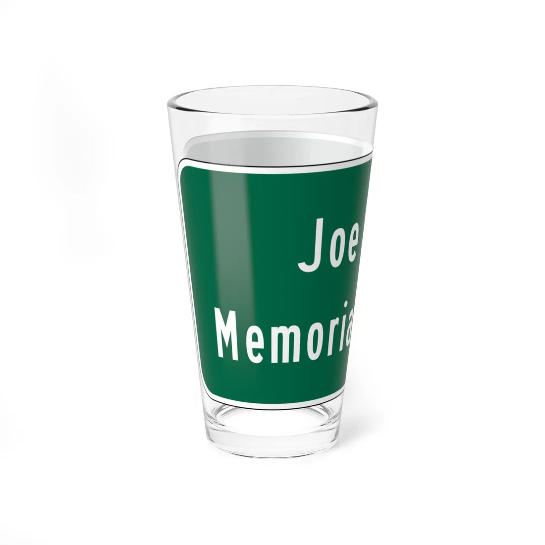 MUTCD-CA G12-3 (California) (Road Sign) Pint Glass 16oz - Go Mug Yourself