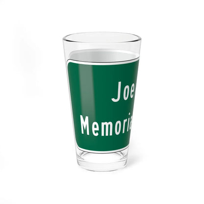 MUTCD-CA G12-3 (California) (Road Sign) Pint Glass 16oz - Go Mug Yourself