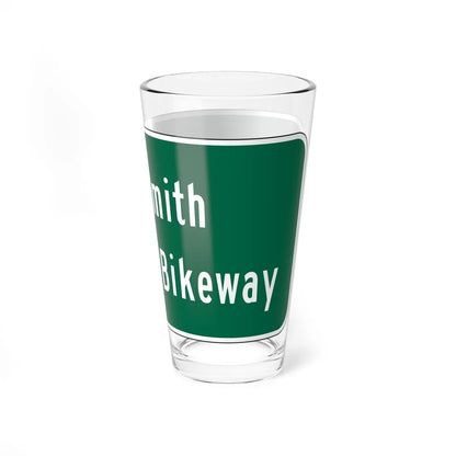 MUTCD-CA G12-3 (California) (Road Sign) Pint Glass 16oz - Go Mug Yourself
