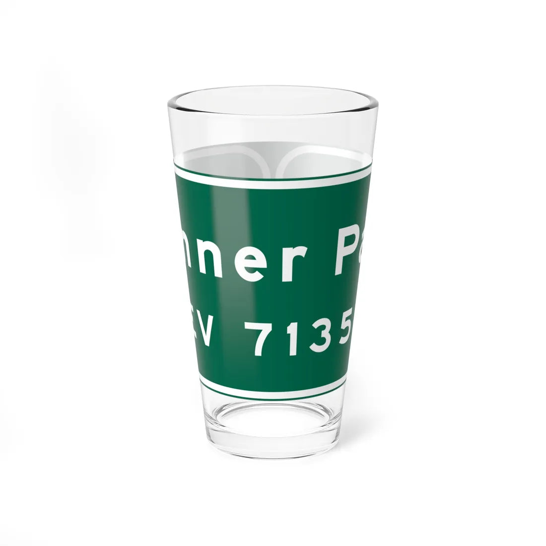 MUTCD-CA G16 (California) (Road Sign) Pint Glass 16oz 16oz - Go Mug Yourself