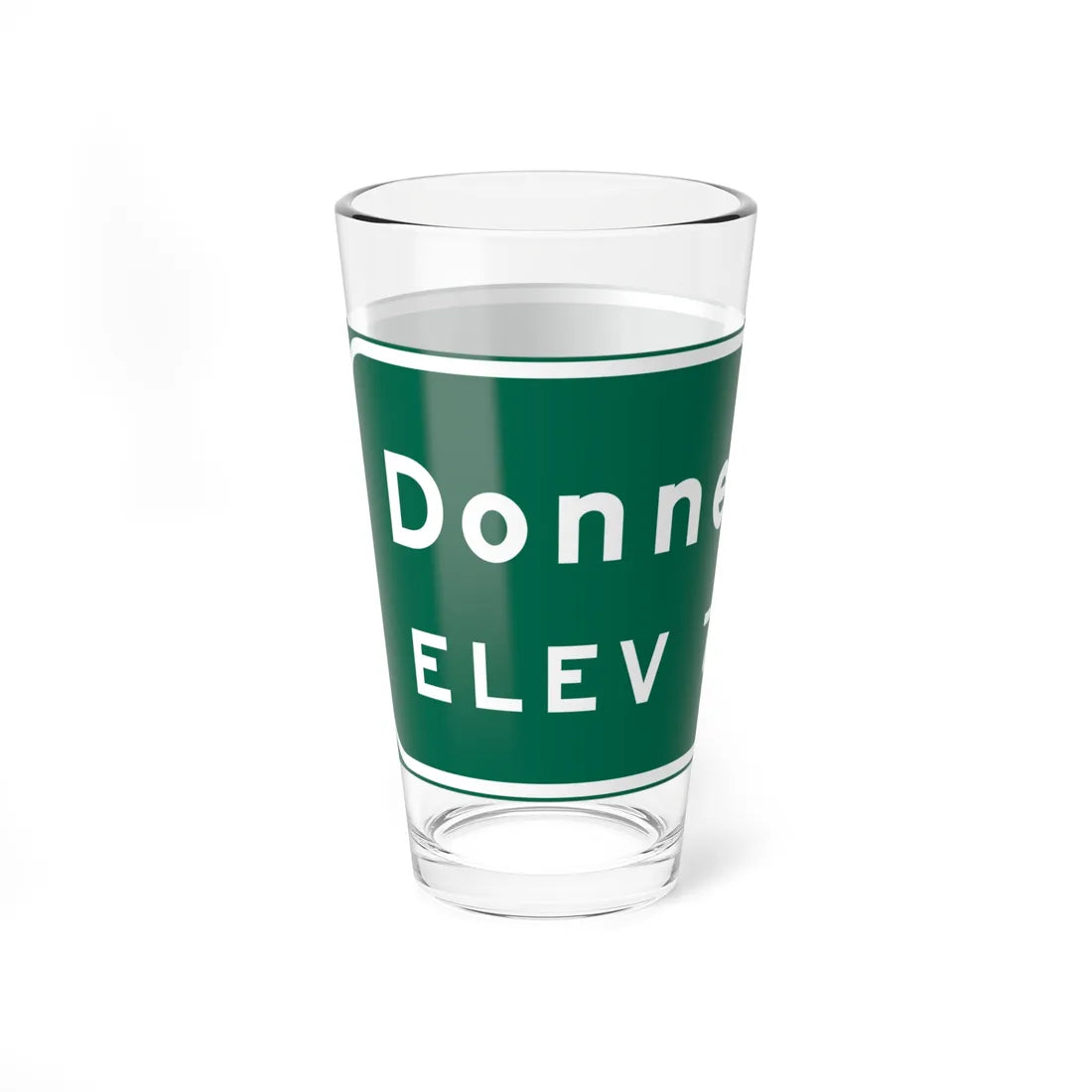 MUTCD-CA G16 (California) (Road Sign) Pint Glass 16oz - Go Mug Yourself