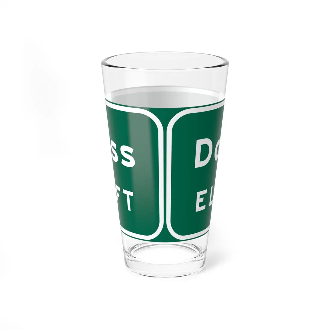 MUTCD-CA G16 (California) (Road Sign) Pint Glass 16oz - Go Mug Yourself