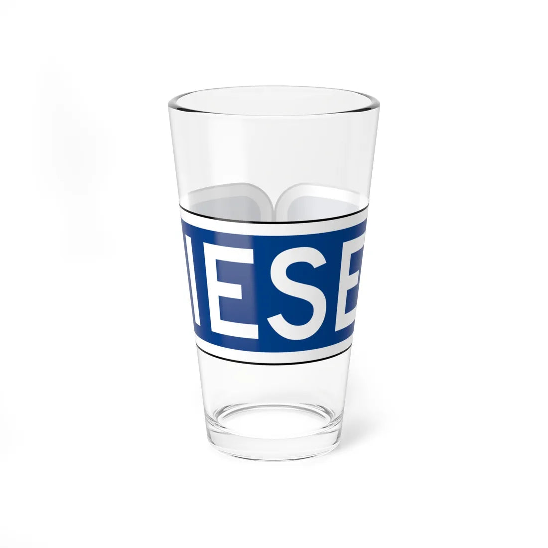 MUTCD-CA G66-12A (California) (Road Sign) Pint Glass 16oz 16oz - Go Mug Yourself